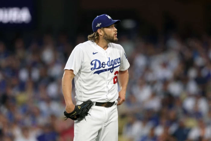 道奇王牌左投柯蕭(Clayton Kershaw)先發,投0.1局就失掉6分。法新社