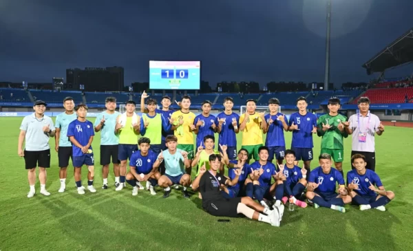 男足也抱憾未能進16強。（中華奧會提供）