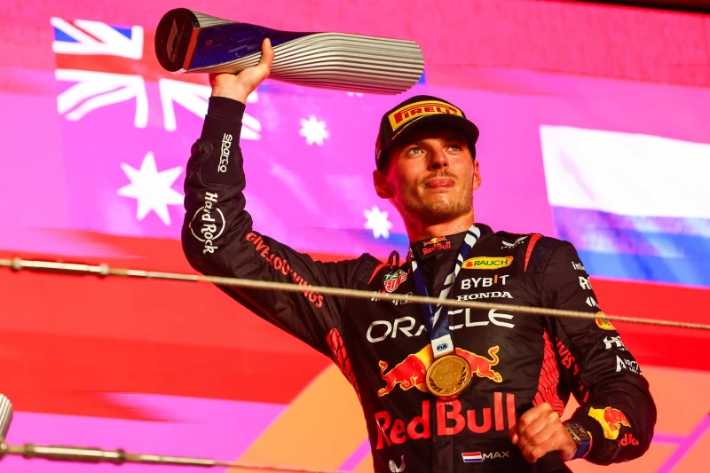 克服卡達站30多度高溫,Red Bull車隊Max Verstappen拿下個人本季第14場勝利再創高峰。Red Bull提供