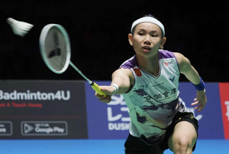 戴資穎直落二晉級8強。資料照片