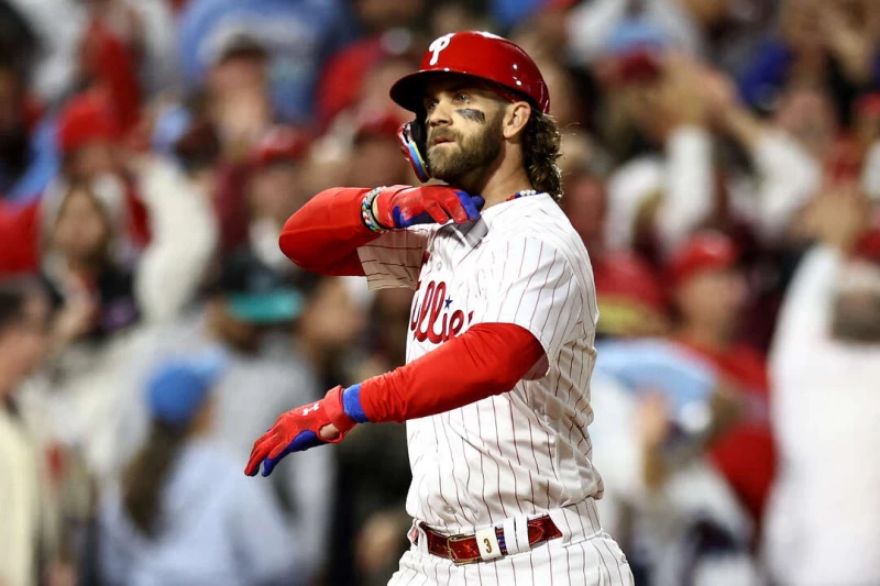 費城費城人哈波(Bryce Harper)扳回自己的顏面。法新社
