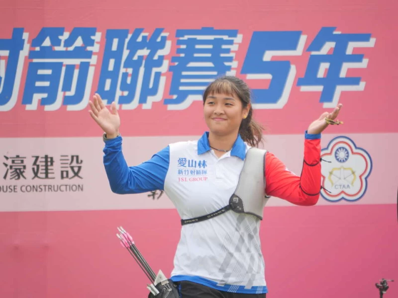 吳宜霈臨時代班女單有功。射箭協會提供