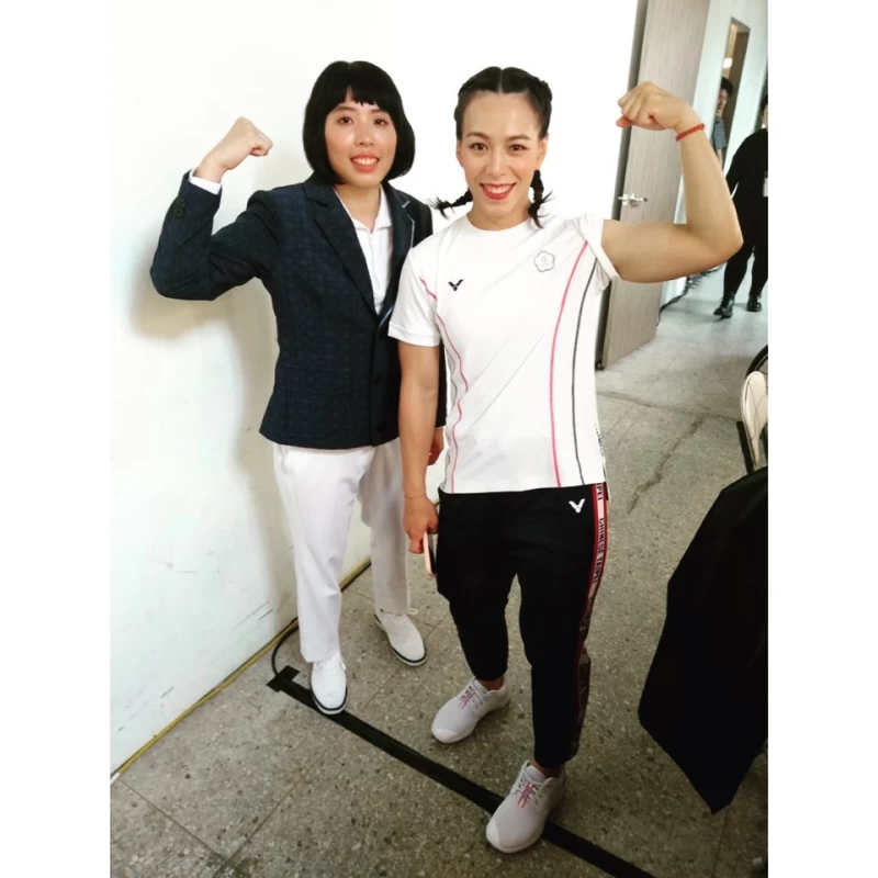 李凱琳也相當佩服「舉重之妽」郭婞淳。摘自李凱琳臉書