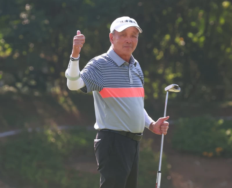 陳志明超級長春賽首日強忍背傷,仍打出全場最佳之73桿。官方提供