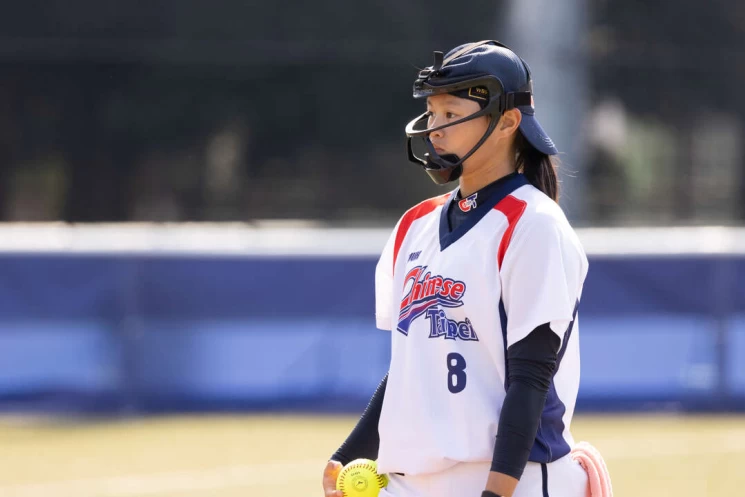 中華U15女壘先發投手郭俐妤。(圖:截自WBSC)