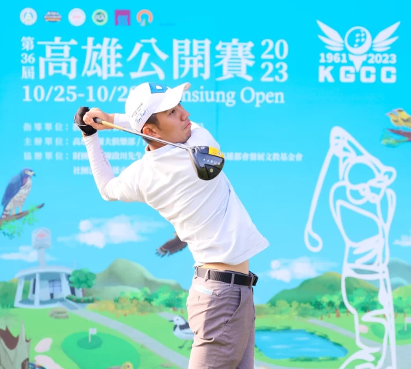 廖煥鈞以三回合總成績209 -7暫居第三。TPGA/林聖凱攝