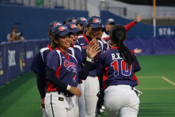 中華U15女壘隊勝菲律賓。（圖:截自WBSC）