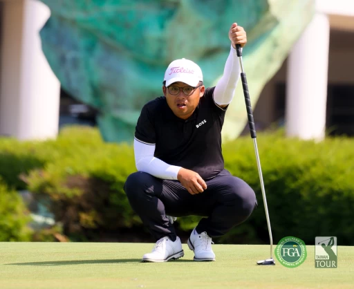 劉嚴鴻最後以三回合總成績201桿 15一桿之差列第二。TPGA/林聖凱攝影