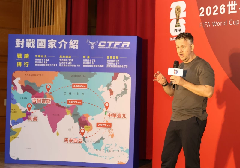 中華男足總教練懷特。李天助攝