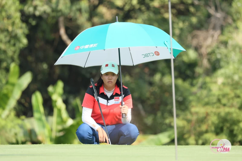 張雅淳第二回合打出66桿以兩回合總桿137桿 7暫並列第三。TLPGA提供/葉勇宏攝