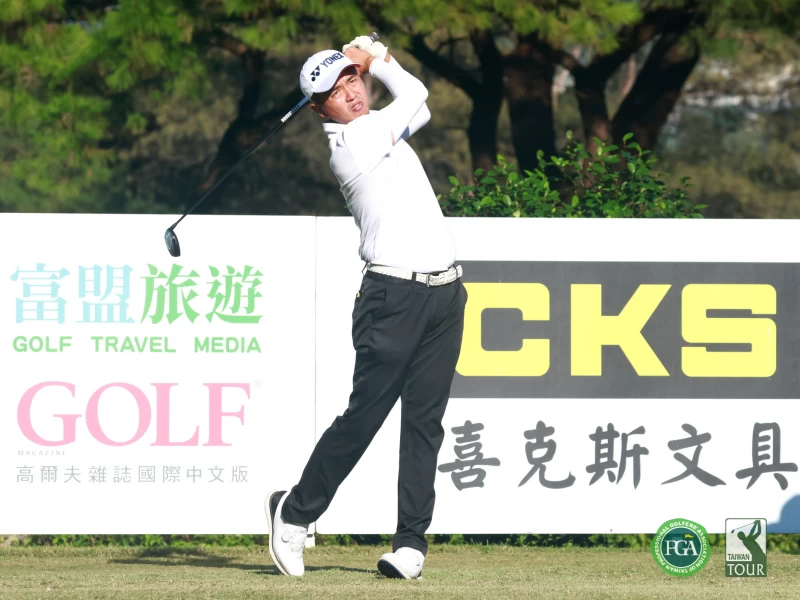 第二回合劉又睿以 4暫並列第四。鍾豐榮攝