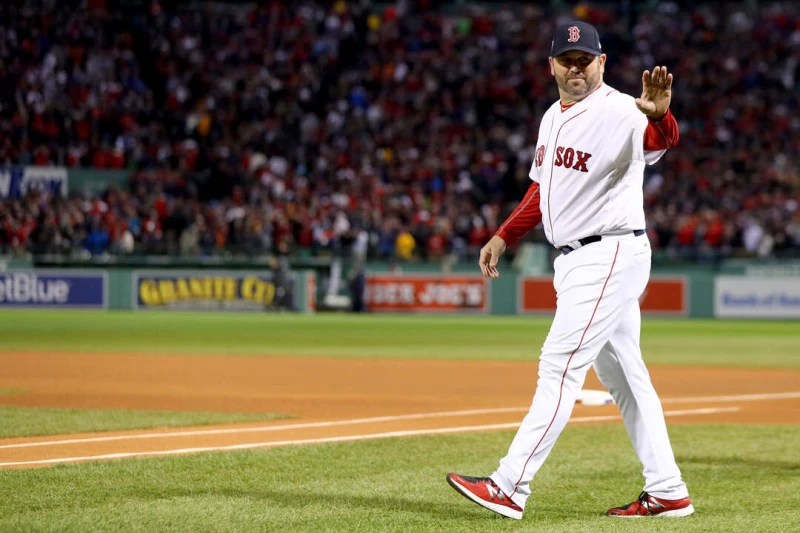 波士頓紅襪上任隊長瓦瑞泰克(Jason Varitek)。法新社