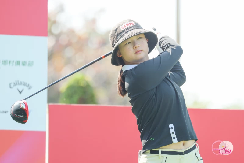 聲寶之星洪玉霖首回合78桿6暫並列53。TLPGA提供／葉勇宏攝