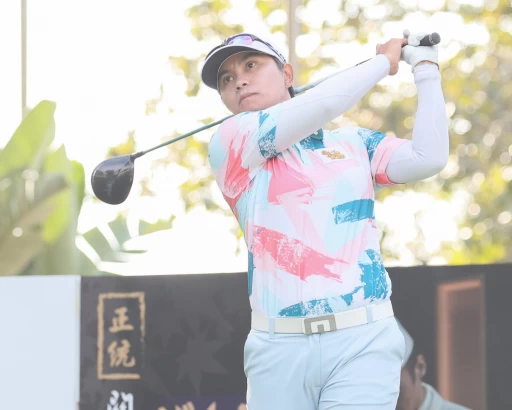 泰國選手帕金兩回合總桿平標準桿的144桿暫並列第三。TLPGA提供/葉勇宏攝