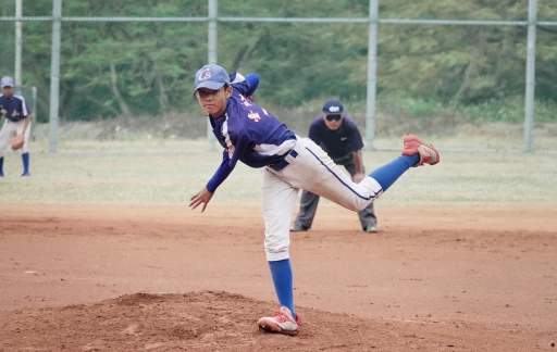 先發投手柯邵捷5.2局失1分好投。大會提供