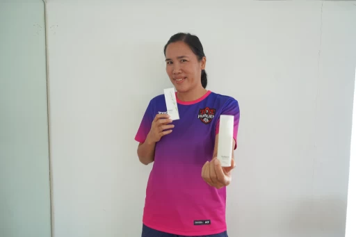 蔡莉真選手推薦使用Fullskin原生蘭精華乳