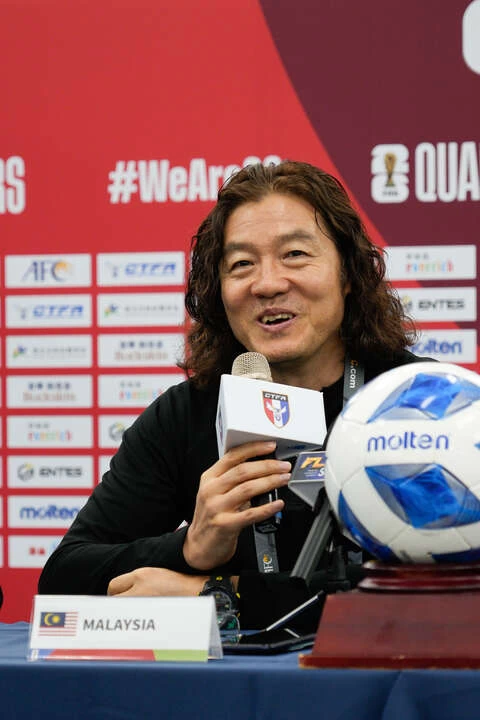 大馬南韓籍總教練金判坤,先前也曾率領香港隊。中華足協提供