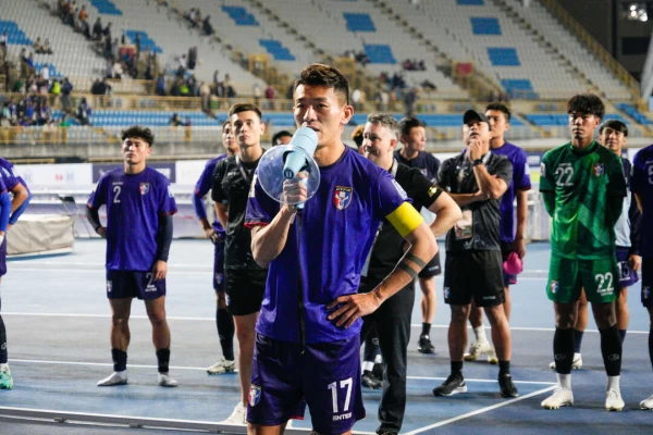 陳柏良肯定台灣男足實力也有進步。中華足協提供