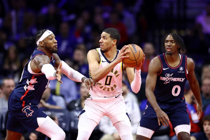 溜馬在主控哈里伯頓(Tyrese Haliburton)的領導之下,球隊朝向正確的道路前進。法新社