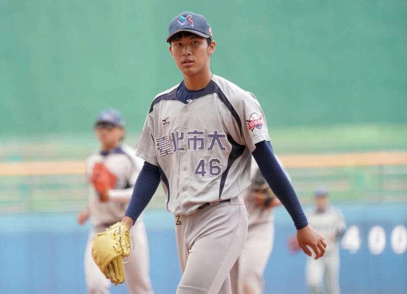 陳品宏先發7局奪勝投。大專體總提供