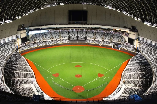 美津濃的棒球專用人工草皮「MS CRAFT BASEBALL TURF」，日前正式於台北大巨蛋完成鋪設工程。美津濃提供