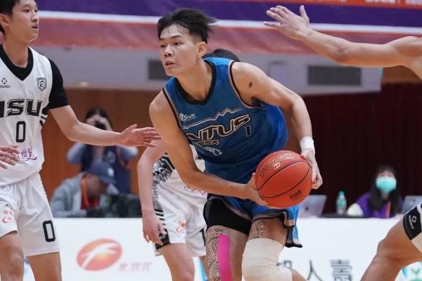 臺體郭俊言13分7籃板。大專體總提供