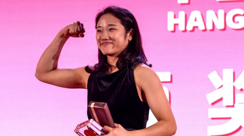安洗瑩毫無爭議拿下今年年度最佳女子球員。摘自BWF官網