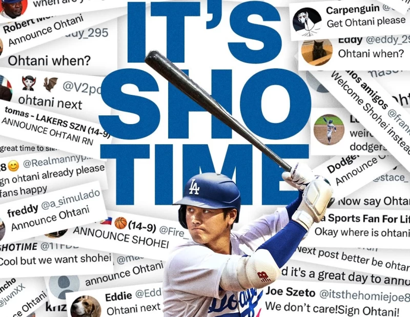 洛杉磯道奇今天正式宣布大谷翔平加盟。摘自道奇推特