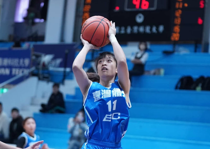 臺體邱于倢12分。大專體總提供
