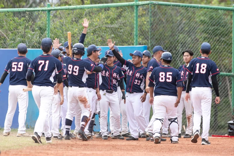 遠東科大擊敗嘉藥大學拿下第二勝。大專體總提供