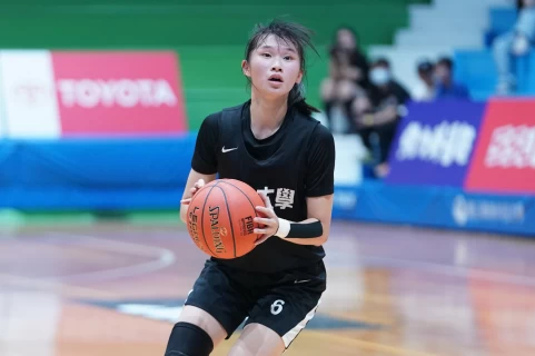 北大張嘉凌16分7籃板。大專體總提供