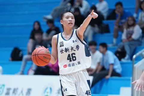 北大張家瑄22分12籃板。大專體總提供