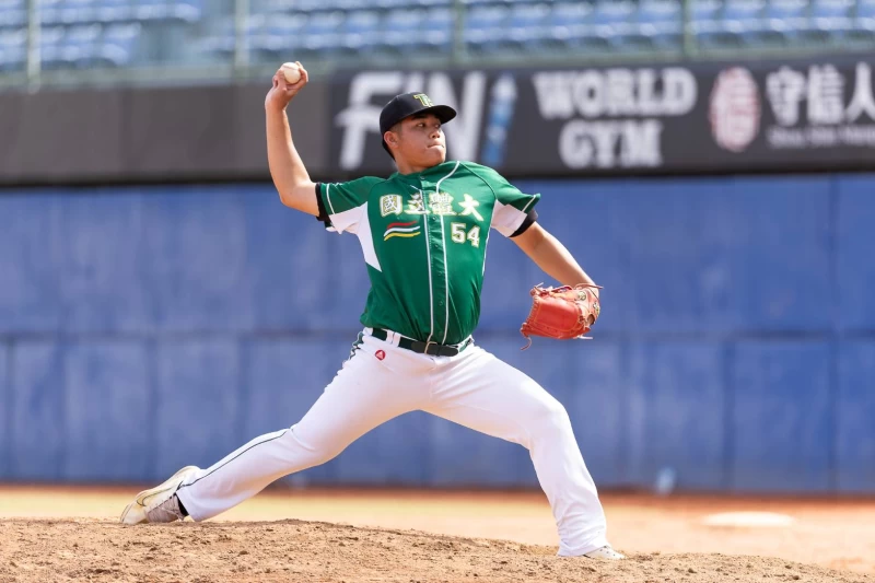 高翔宇後援4.1局收穫勝投。大專體總提供