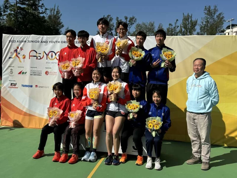 中華隊18歲組奪得銅牌。定向越野協會提供