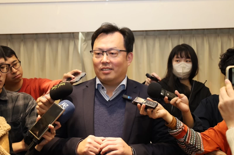 體育署備戰2024巴黎奧帕運鄭世忠署長說明執行進度。體育署提供