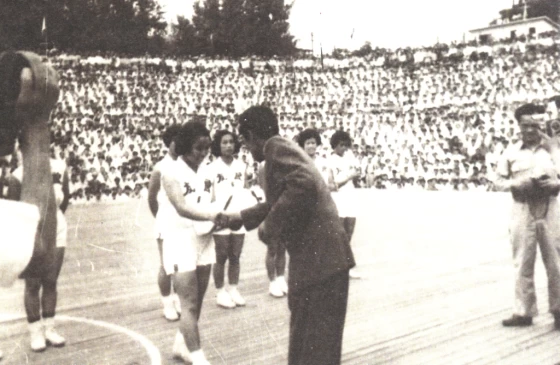 賴淑敏代表中華女籃參加1965及1968年兩屆的亞洲女子籃球錦標賽,皆獲得第三名的佳績。籃球名人堂提供