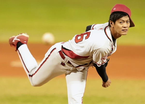 陳子傑先發6局無責失可惜錯過勝投。大專體總提供