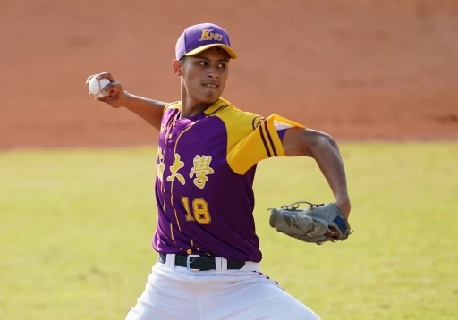 沈家羲先發6.2局奪勝。大專體總提供
