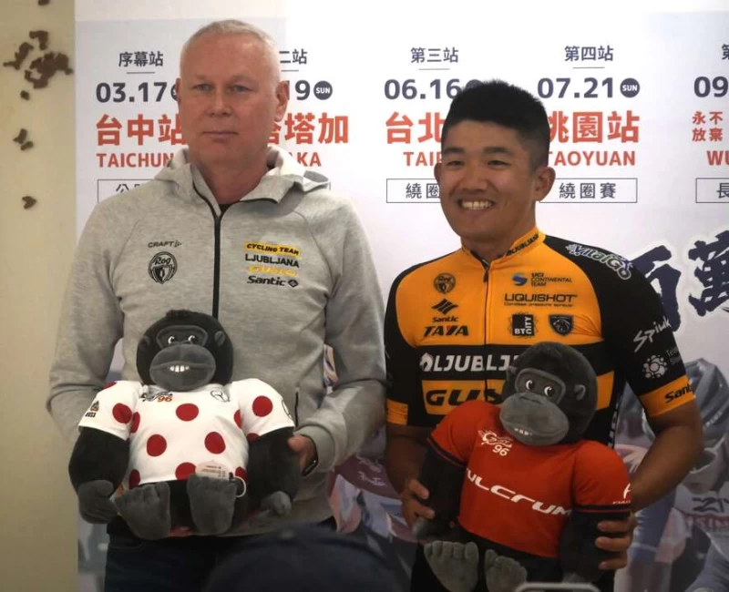 96聯賽首次將李廷威(右)推到歐洲車隊。詹健全攝