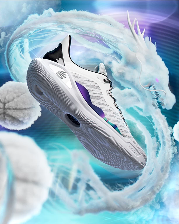 CURRY 11 X 「Wind」配色,演繹李小龍變化莫測、出拳如風的威猛之氣。官方提供