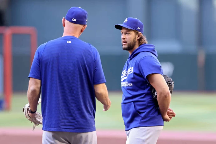 道奇希望「書僮」柯蕭(Clayton Kershaw)能夠重返洛城投球。法新社
