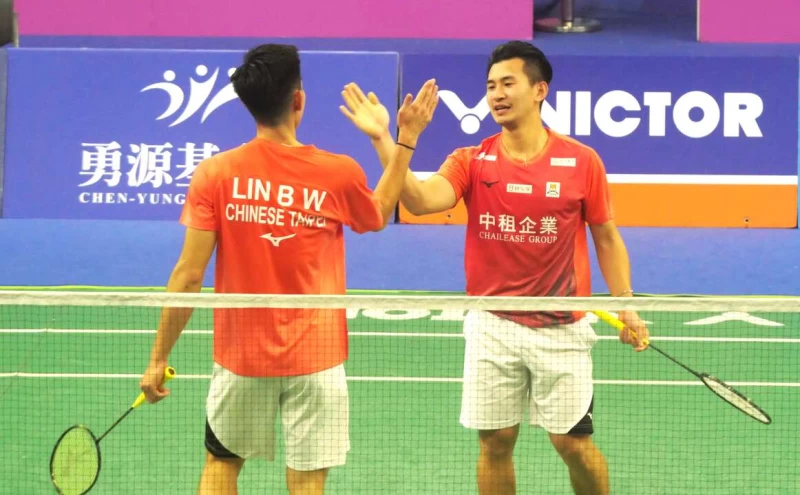 蘇敬恒／林秉緯首次合作參加全排就打下五連勝摘金。詹健全攝