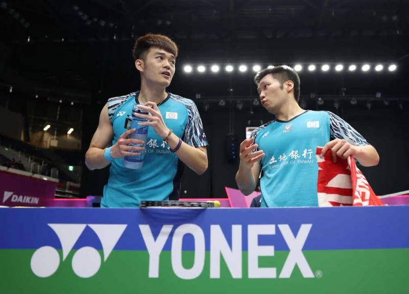 王齊麟(左)/李洋印度公開賽奪今年首勝。資料照片