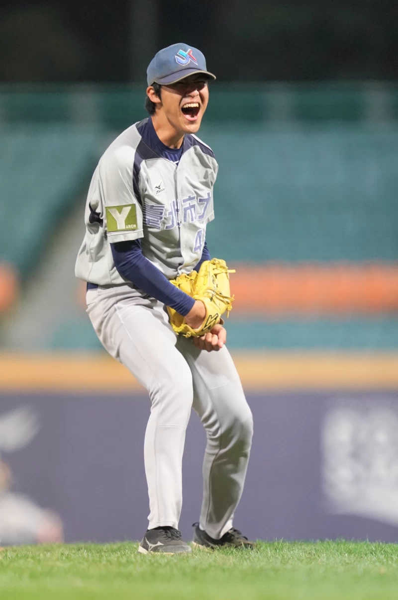 陳品宏9局完投勝。大專體總提供