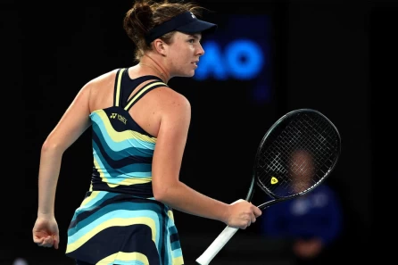 捷克19歲小將諾絲科娃(Linda Noskova)創造大驚奇。法新社