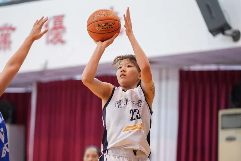 清大張聿敏18分19籃板。大會提供