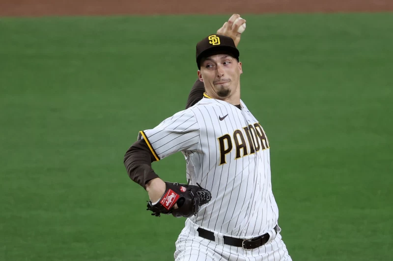 去年國聯賽揚獎得主史奈爾(Blake Snell)仍在自由市場待價而沽。法新社