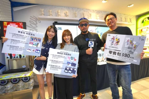 球員卡上市活動大合照。中華職棒提供