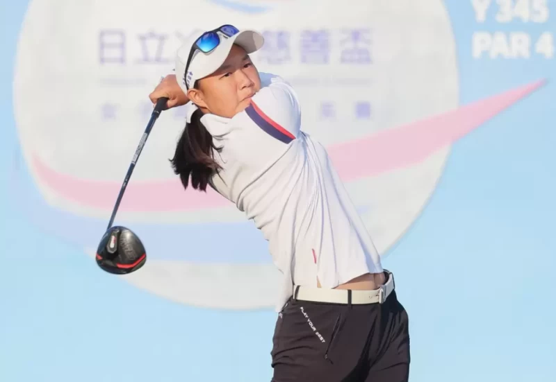吳純葳再飆生涯新低65桿。資料照片