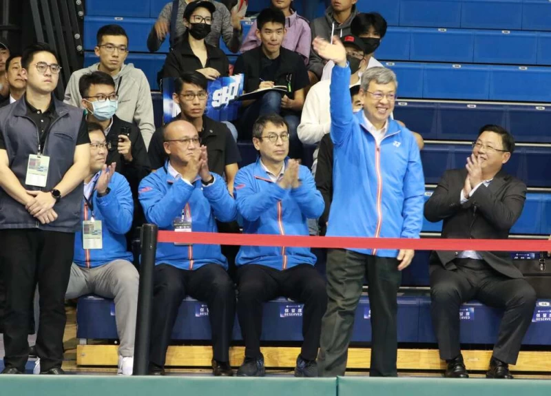 行政院長陳建仁也親自到場。李琢攝